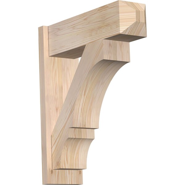 Ekena Millwork Balboa Smooth Craftsman Outlooker, Douglas Fir, 7 1/2"W x 24"D x 28"H OUT08X24X28BOA04SDF - main